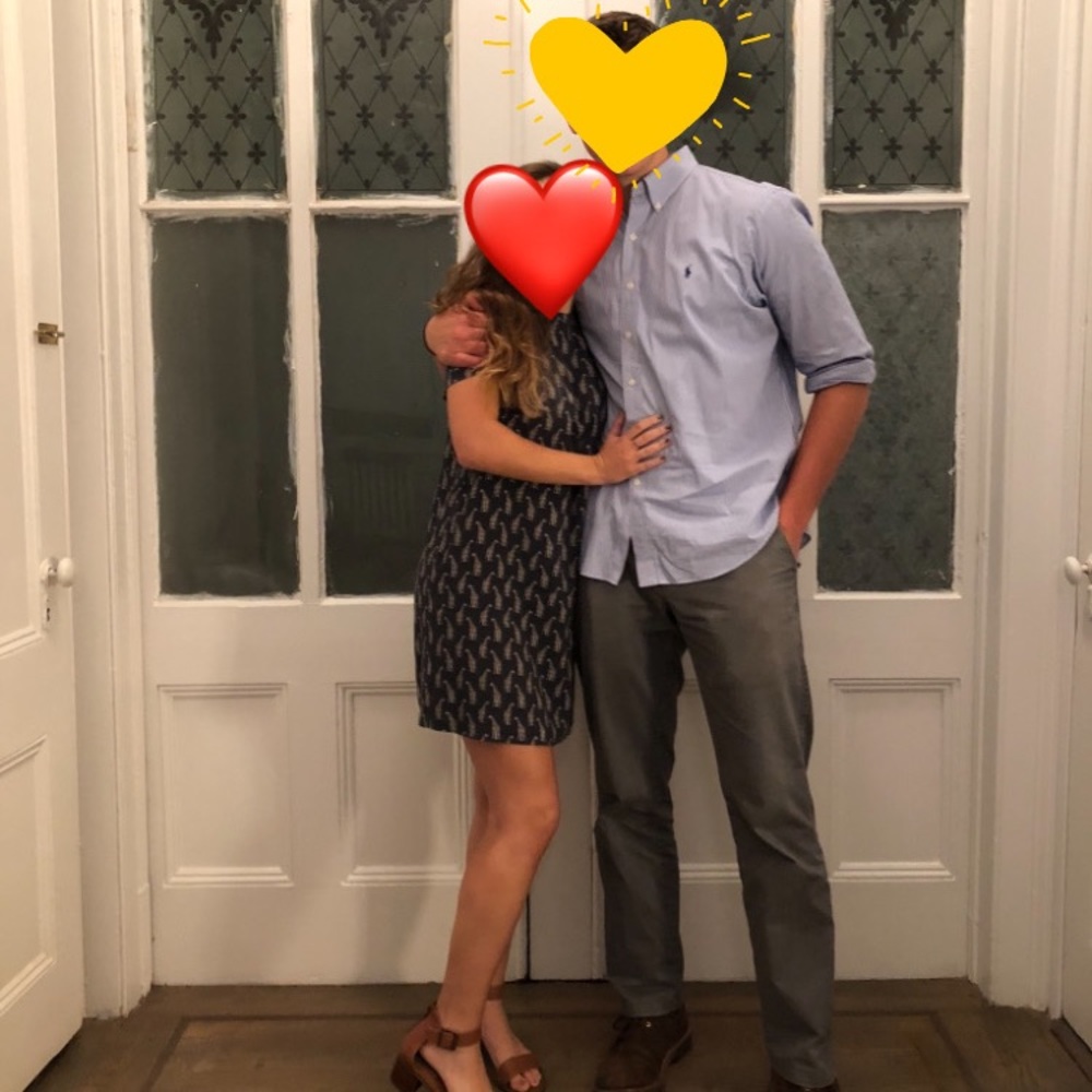 Giraffe printed shift dress